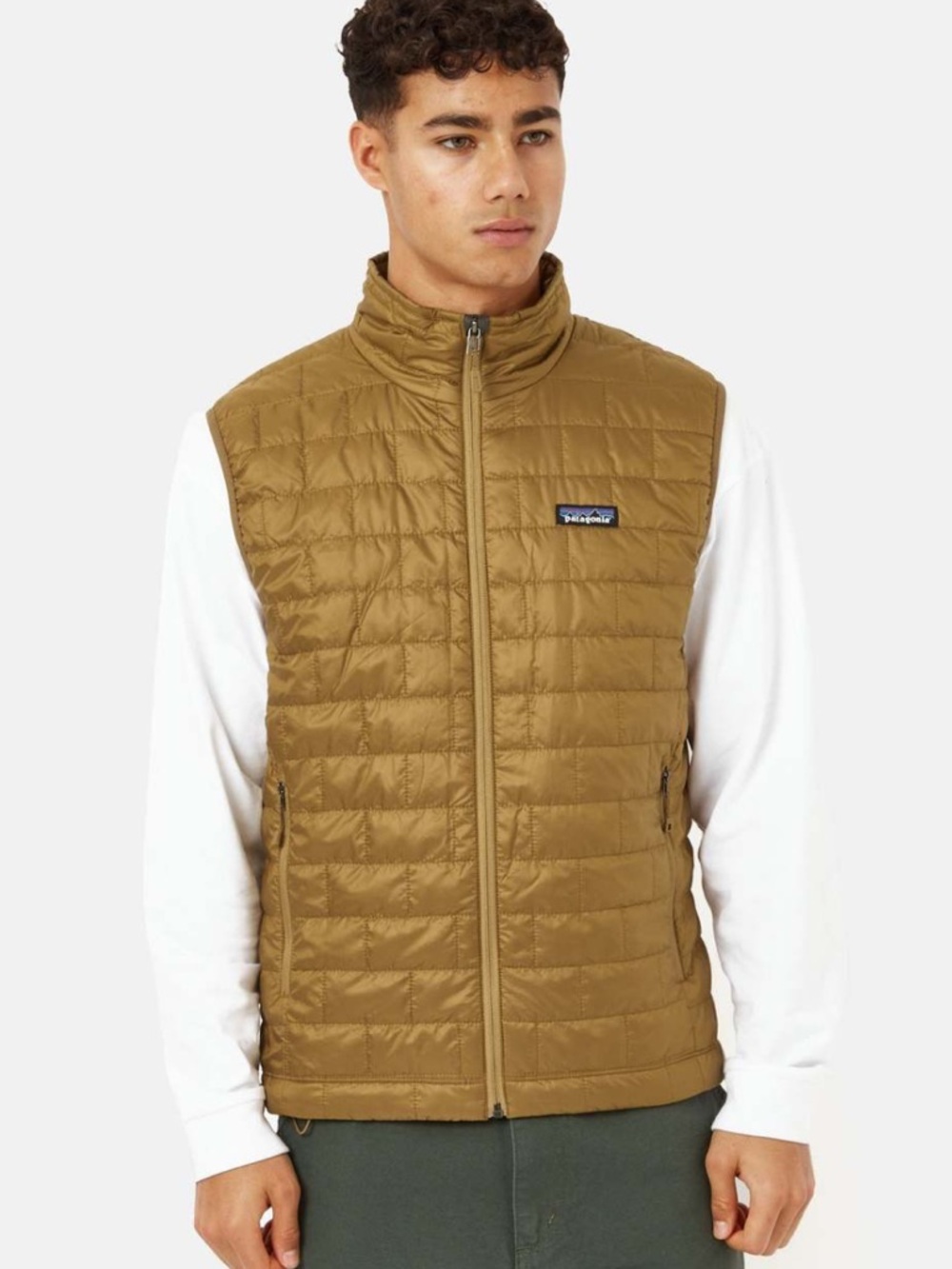 Patagonia Quilted Nano Puff Vest - Mulch Brown Men’s Size Medium